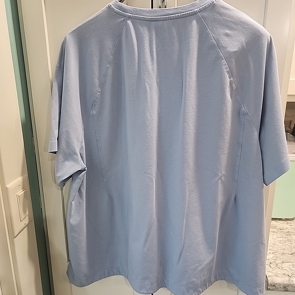 Athleta Shirt Women Sz 1X Blue Outdoor Lightweight Casual Ladies - Picture 4 of 4
